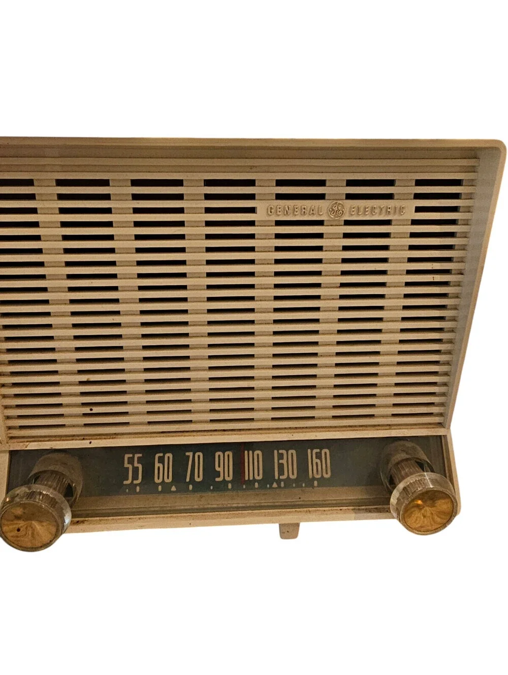 Vintage GE Aquamarine AM Tube Alarm Clock Radio 1960’s AS IS